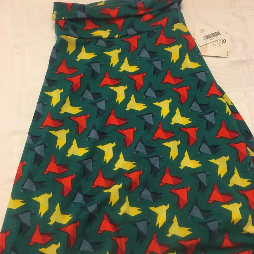 NWT XS LuLaRoe Azure skirt